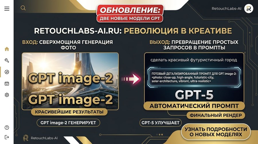 Две новые модели GPT в AI Studio — GPT image-2 и GPT-5